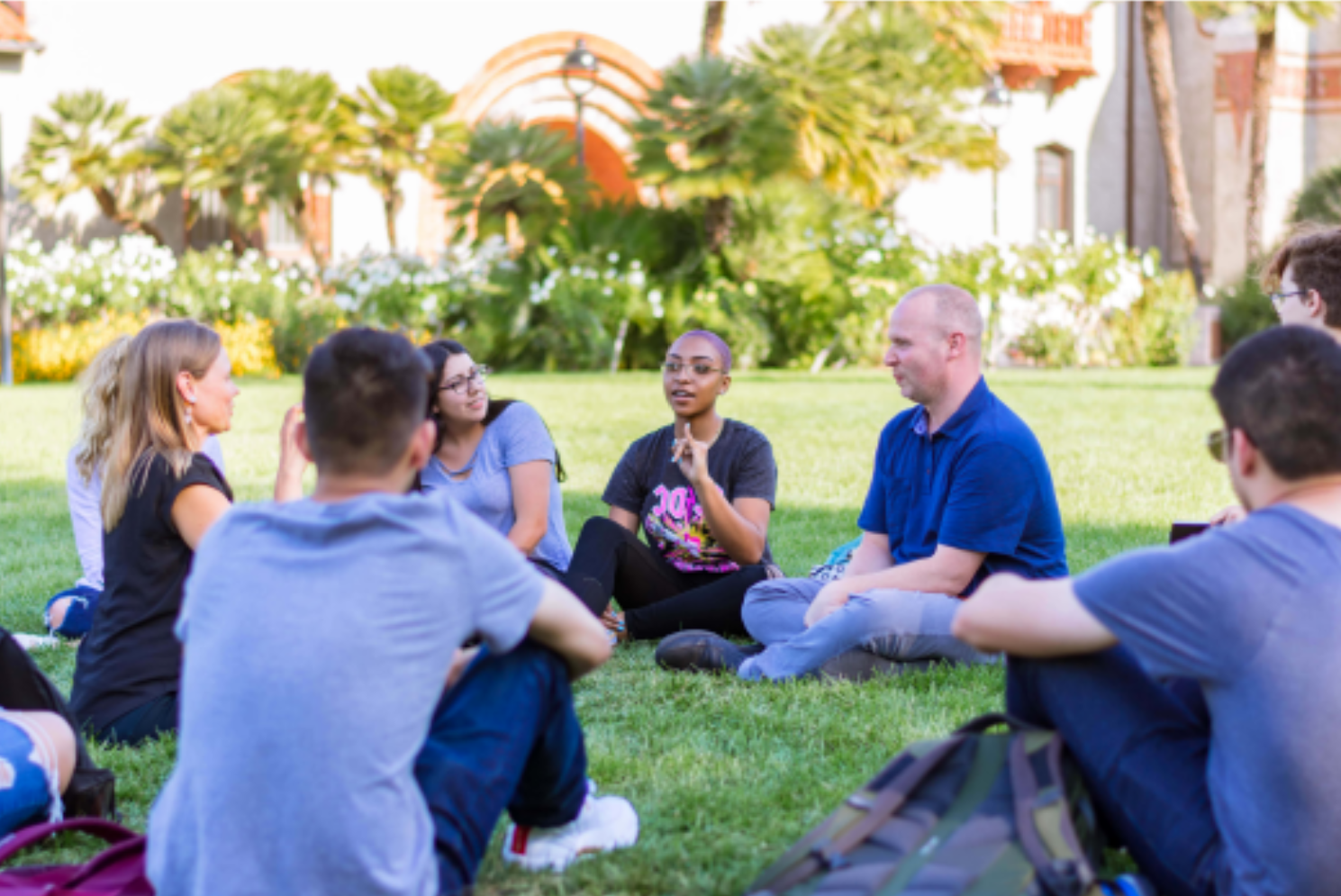 Faculty Everett Smith leading an IEE Community Engagement Event